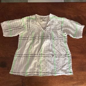 Ace & jig tie front shirt size xs